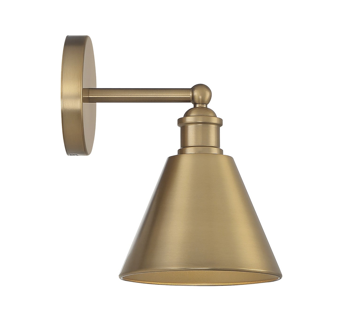 Meridian - M90087NB - One Light Wall Sconce - Natural Brass