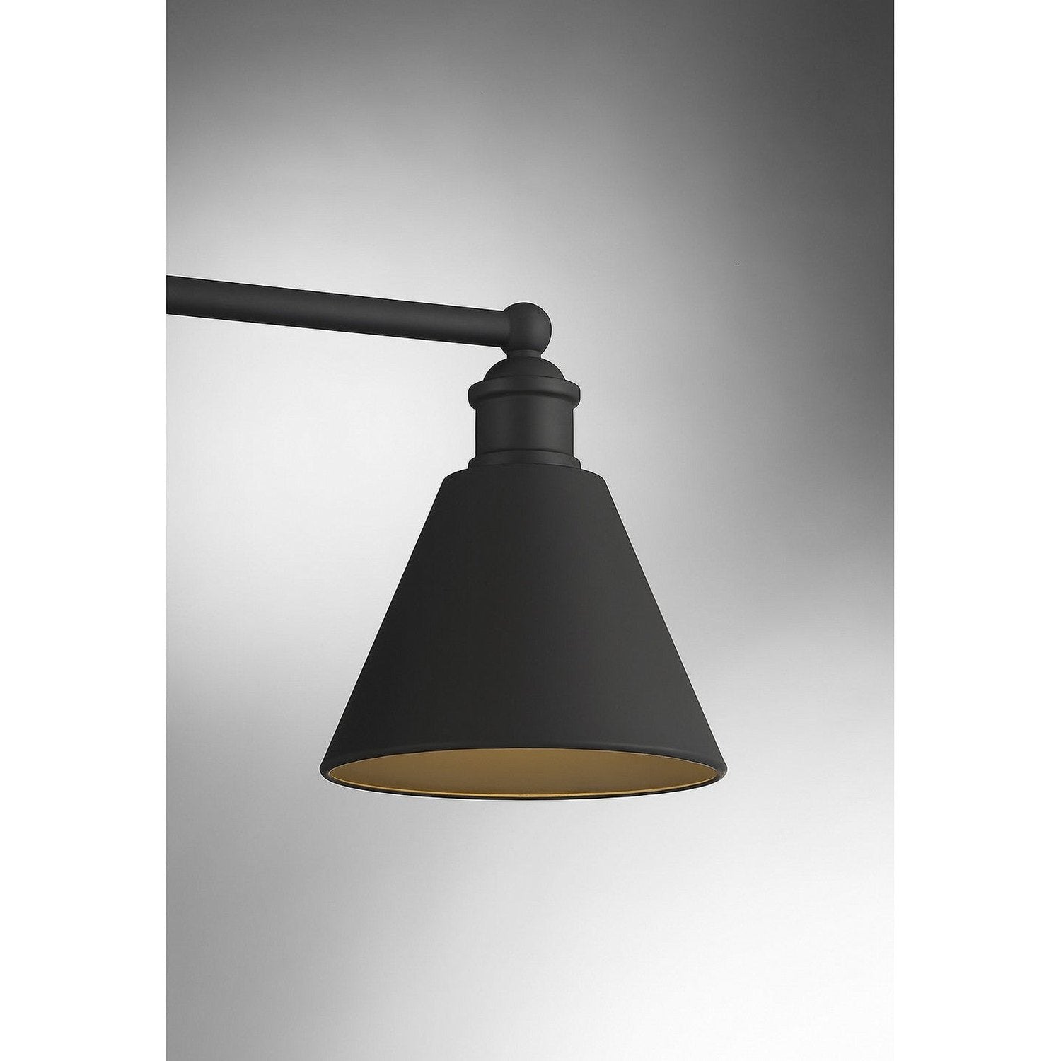 Meridian - M80064MBK - Three Light Bathroom Vanity Light - Matte Black