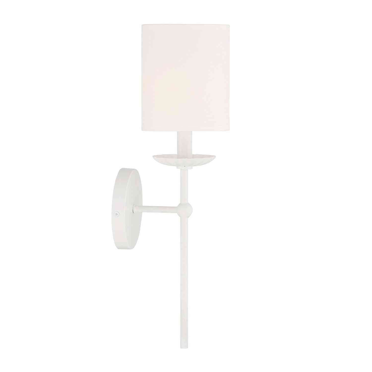 Meridian - M90079WH - One Light Wall Sconce - White