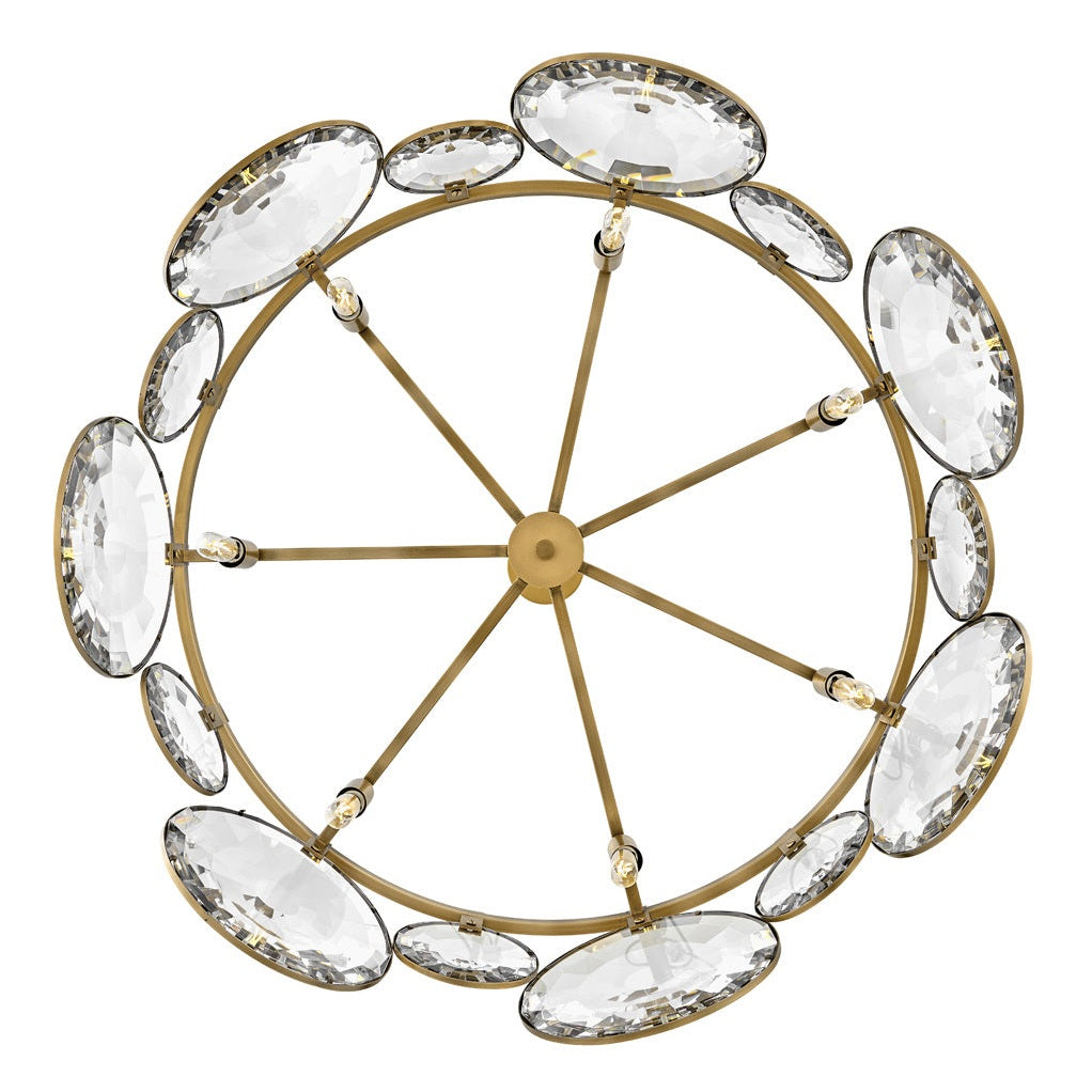 Fredrick Ramond - FR31265HBR - LED Pendant - Nala - Heritage Brass