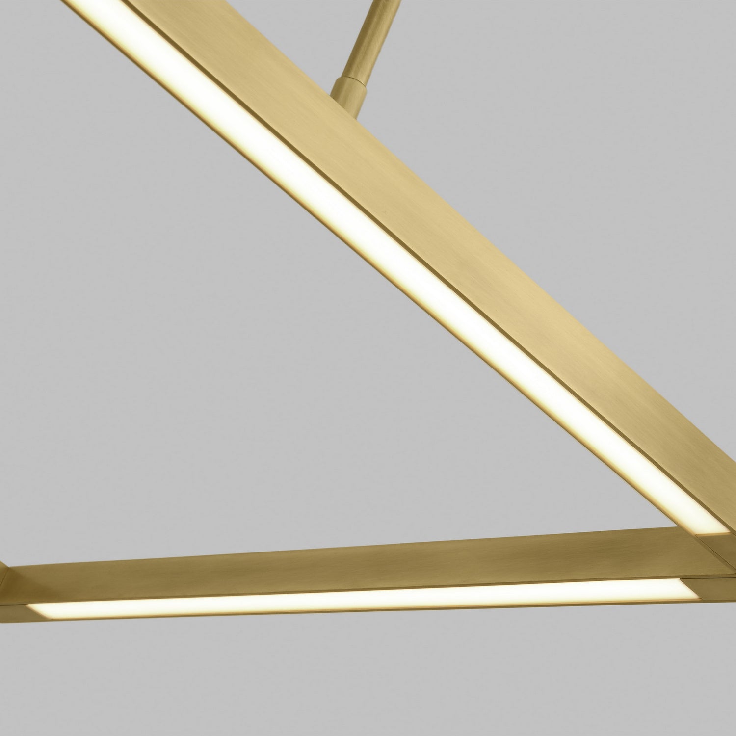 Visual Comfort Modern - 700LSSTG84NB-LED927 - LED Linear Suspension - Stagger - Natural Brass