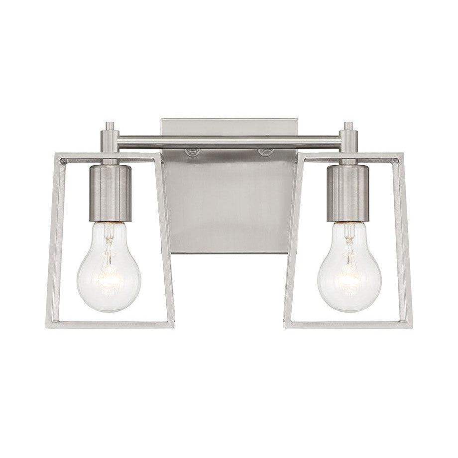 Craftmade - 12113BNK2 - Two Light Vanity - Dunn - Brushed Polished Nickel
