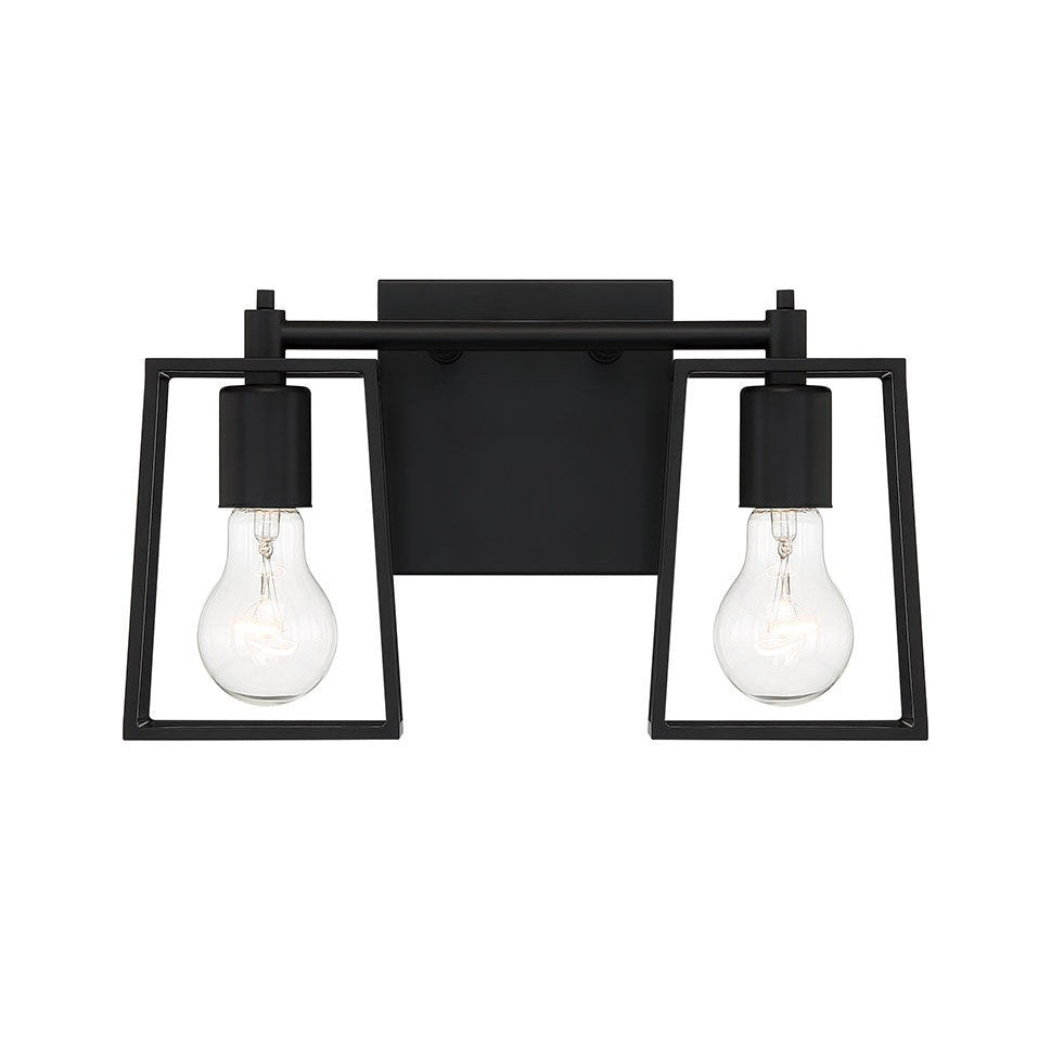Craftmade - 12113FB2 - Two Light Vanity - Dunn - Flat Black