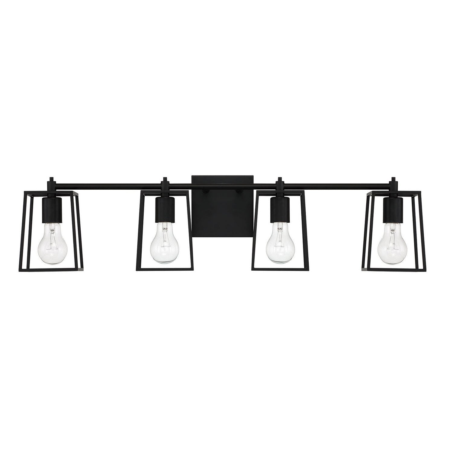 Craftmade - 12132FB4 - Four Light Vanity - Dunn - Flat Black