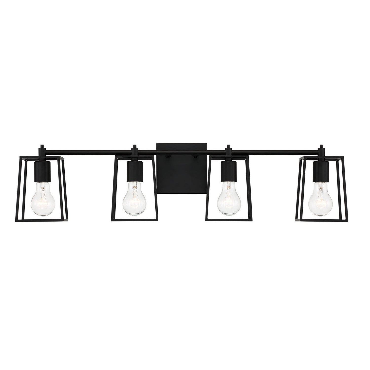 Craftmade - 12132FB4 - Four Light Vanity - Dunn - Flat Black