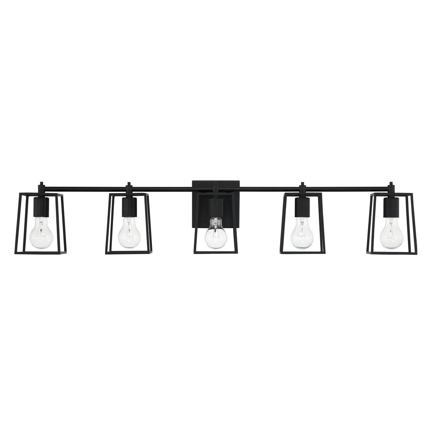 Craftmade - 12141FB5 - Five Light Vanity - Dunn - Flat Black