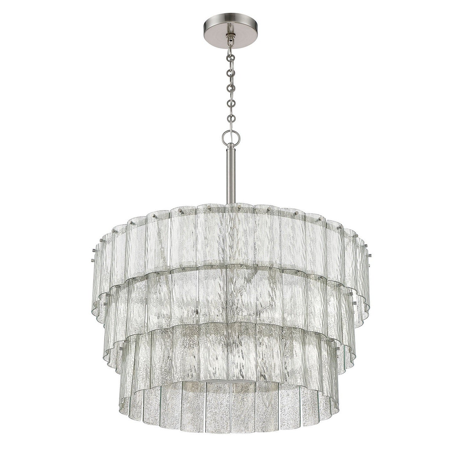 Craftmade - 48690-BNK - 12 Light Pendant - Museo - Brushed Polished Nickel