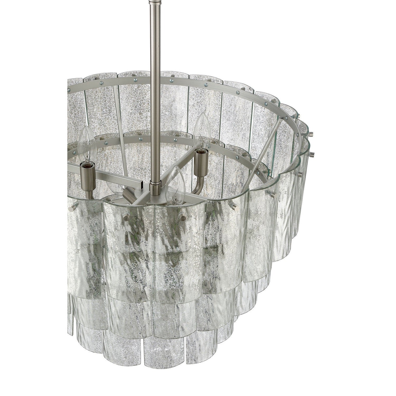 Craftmade - 48694-BNK - Nine Light Pendant - Museo - Brushed Polished Nickel