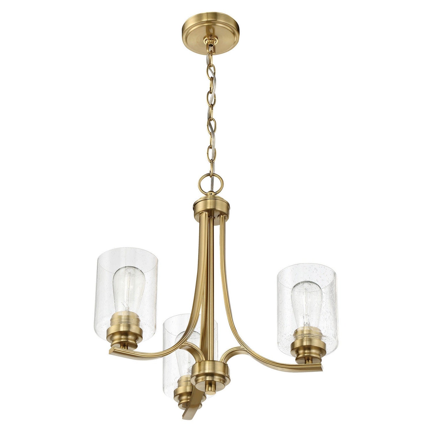 Craftmade - 50523-SB - Three Light Chandelier - Bolden - Satin Brass