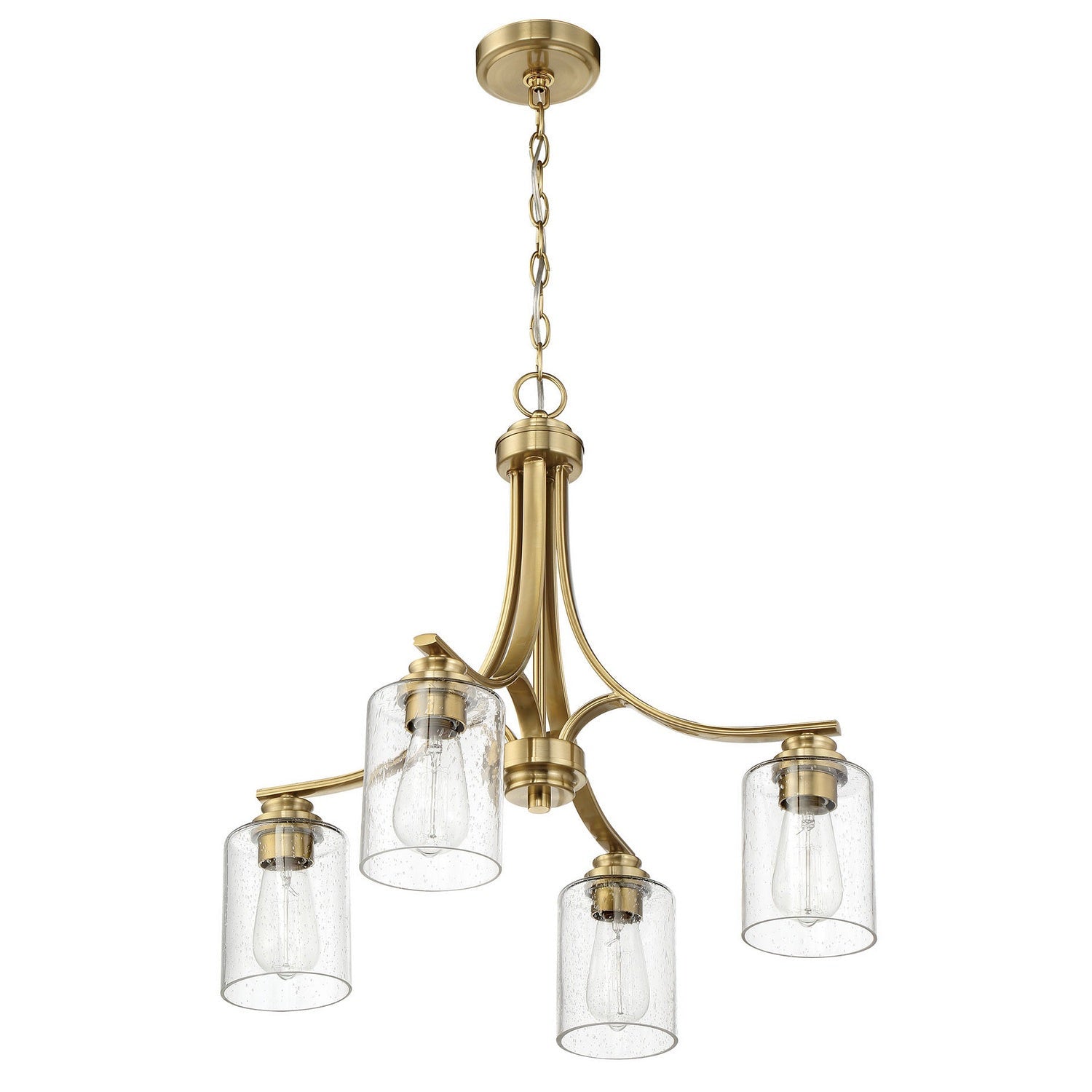 Craftmade - 50524-SB - Four Light Chandelier - Bolden - Satin Brass