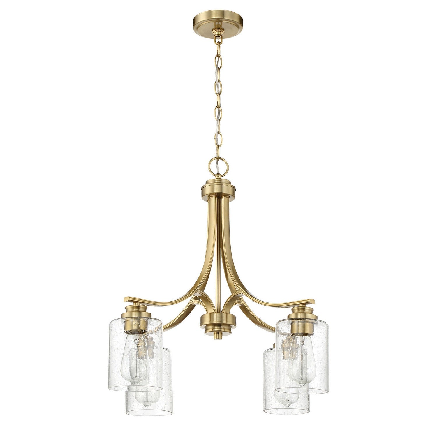 Craftmade - 50524-SB - Four Light Chandelier - Bolden - Satin Brass