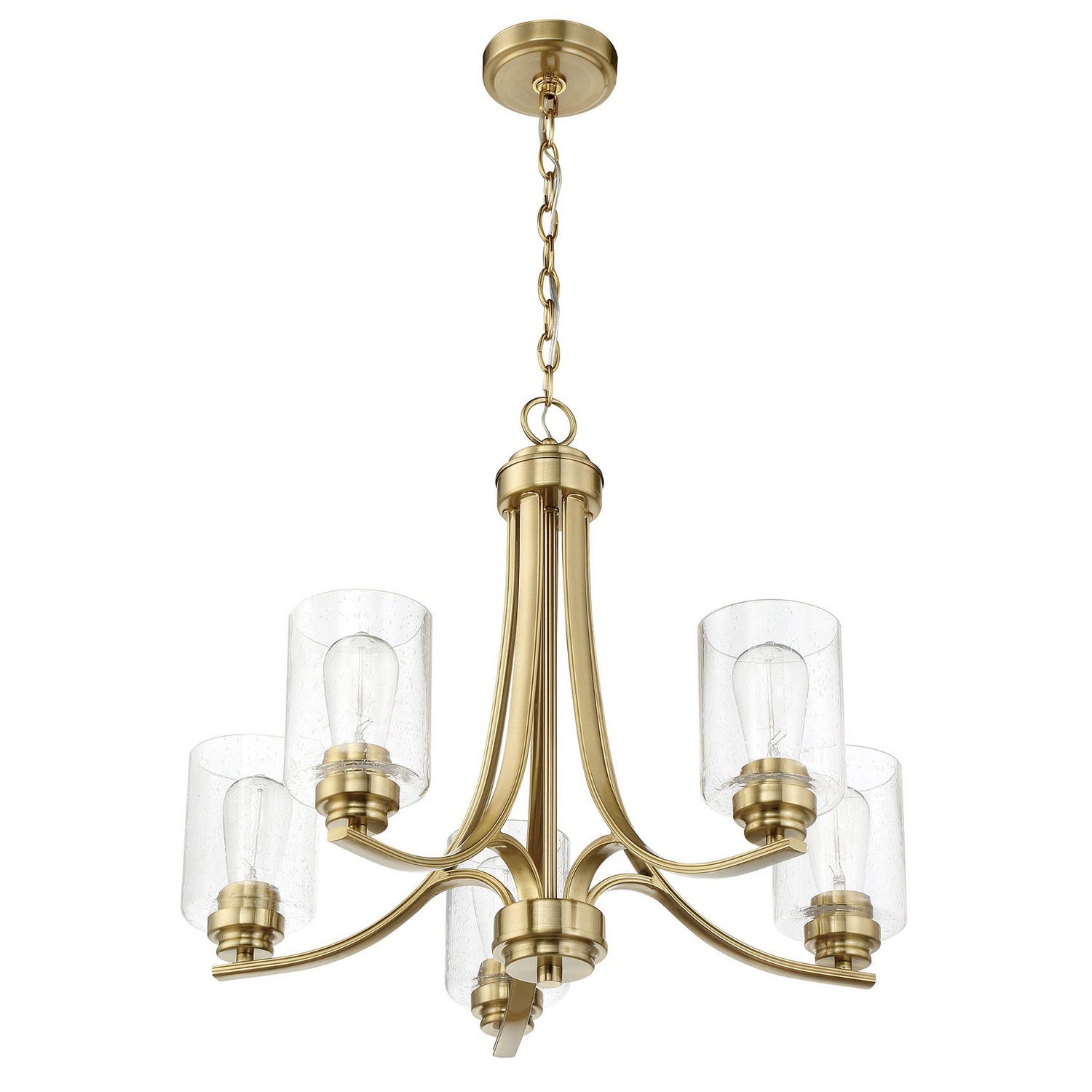 Craftmade - 50525-SB - Five Light Chandelier - Bolden - Satin Brass
