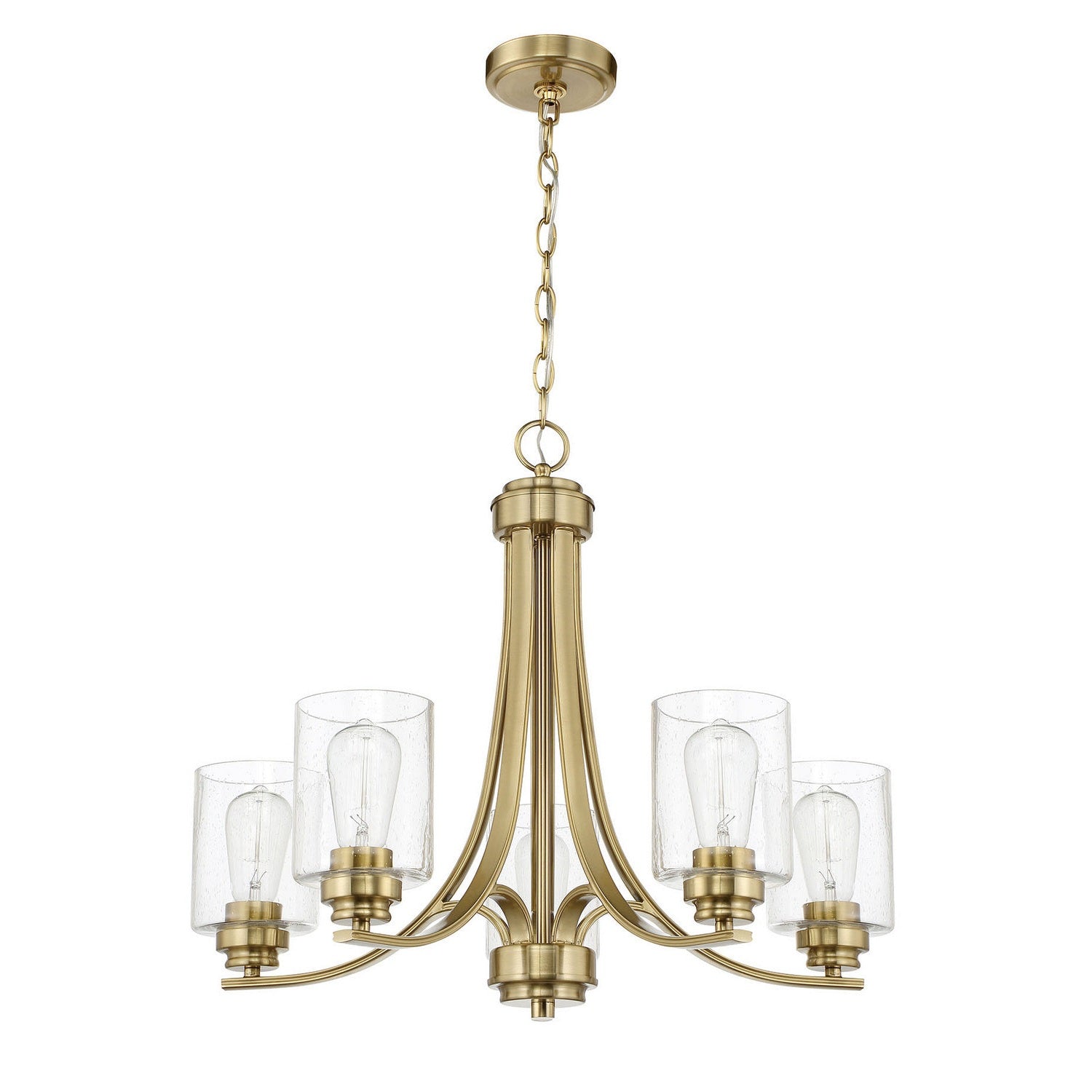 Craftmade - 50525-SB - Five Light Chandelier - Bolden - Satin Brass