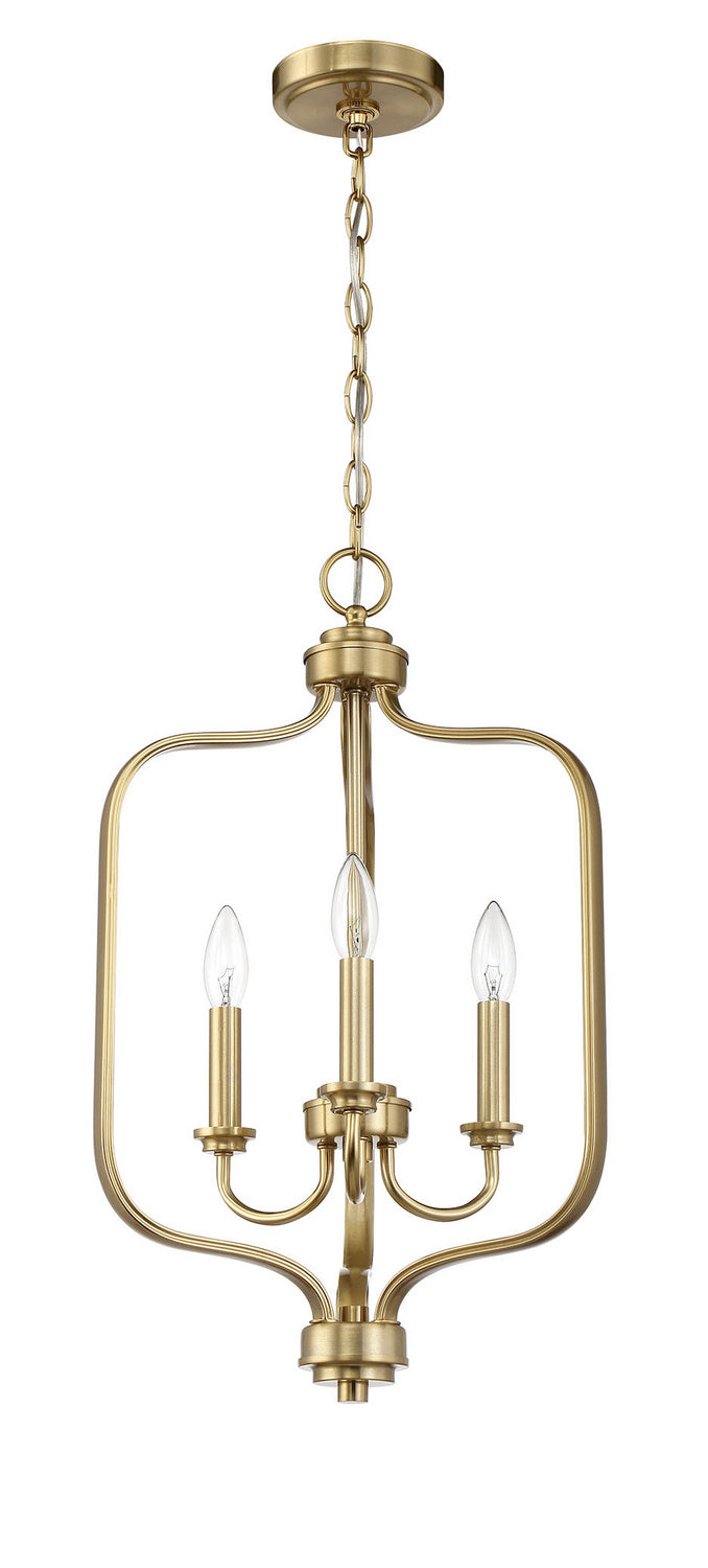 Craftmade - 50533-SB - Three Light Foyer Pendant - Bolden - Satin Brass