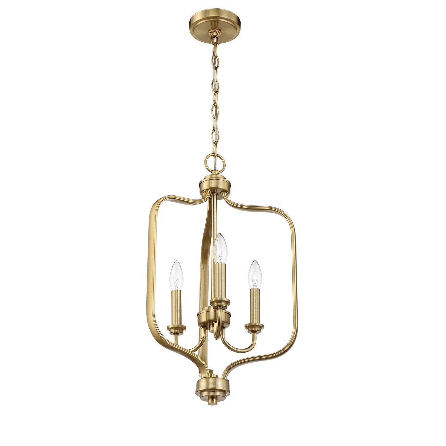Craftmade - 50533-SB - Three Light Foyer Pendant - Bolden - Satin Brass