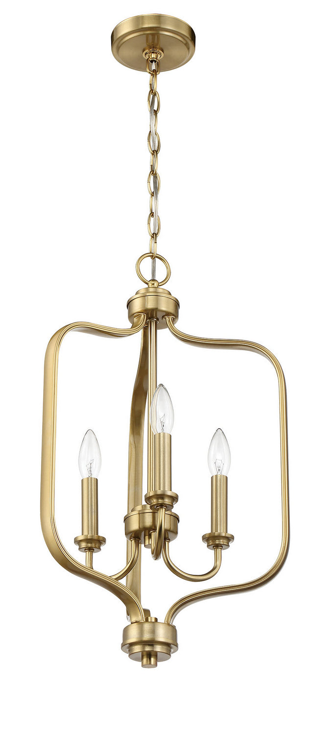 Craftmade - 50533-SB - Three Light Foyer Pendant - Bolden - Satin Brass