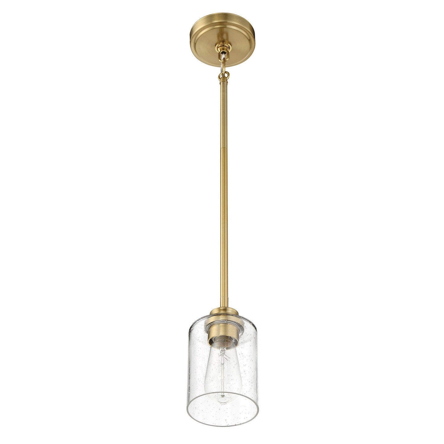 Craftmade - 50591-SB - One Light Mini Pendant - Bolden - Satin Brass