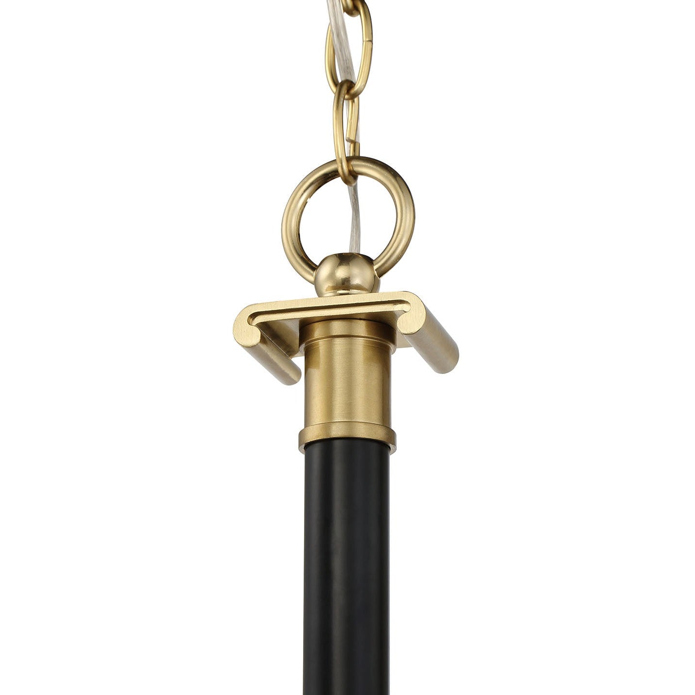 Craftmade - 54824-FBSB - Four Light Chandelier - Stanza - Flat Black/Satin Brass