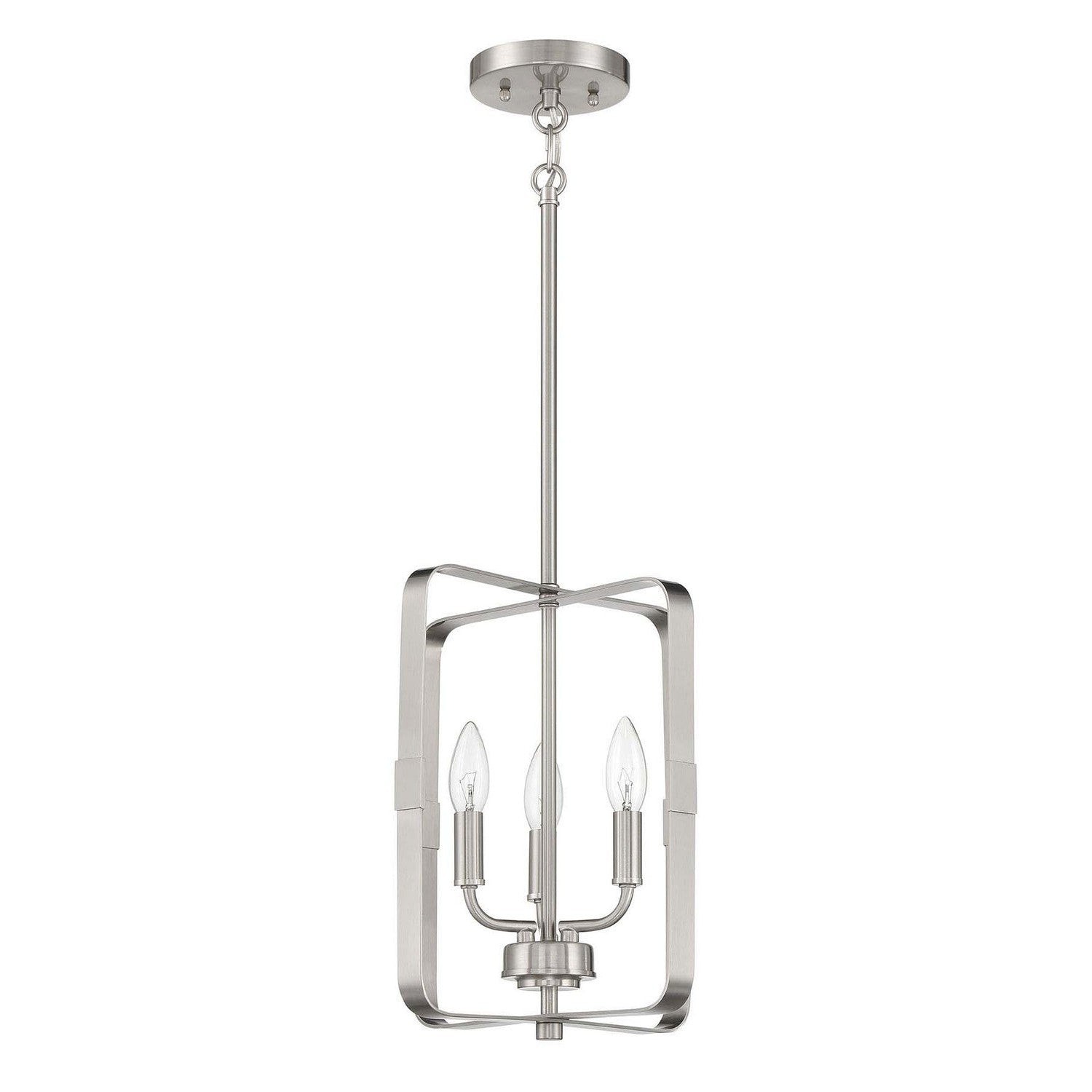 Craftmade - 56033-BNK - Three Light Foyer Pendant - Stowe - Brushed Polished Nickel