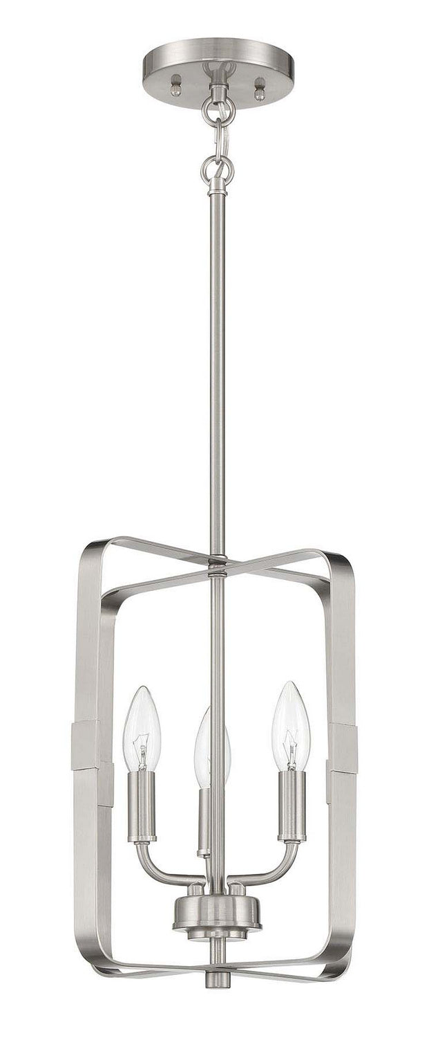 Craftmade - 56033-BNK - Three Light Foyer Pendant - Stowe - Brushed Polished Nickel
