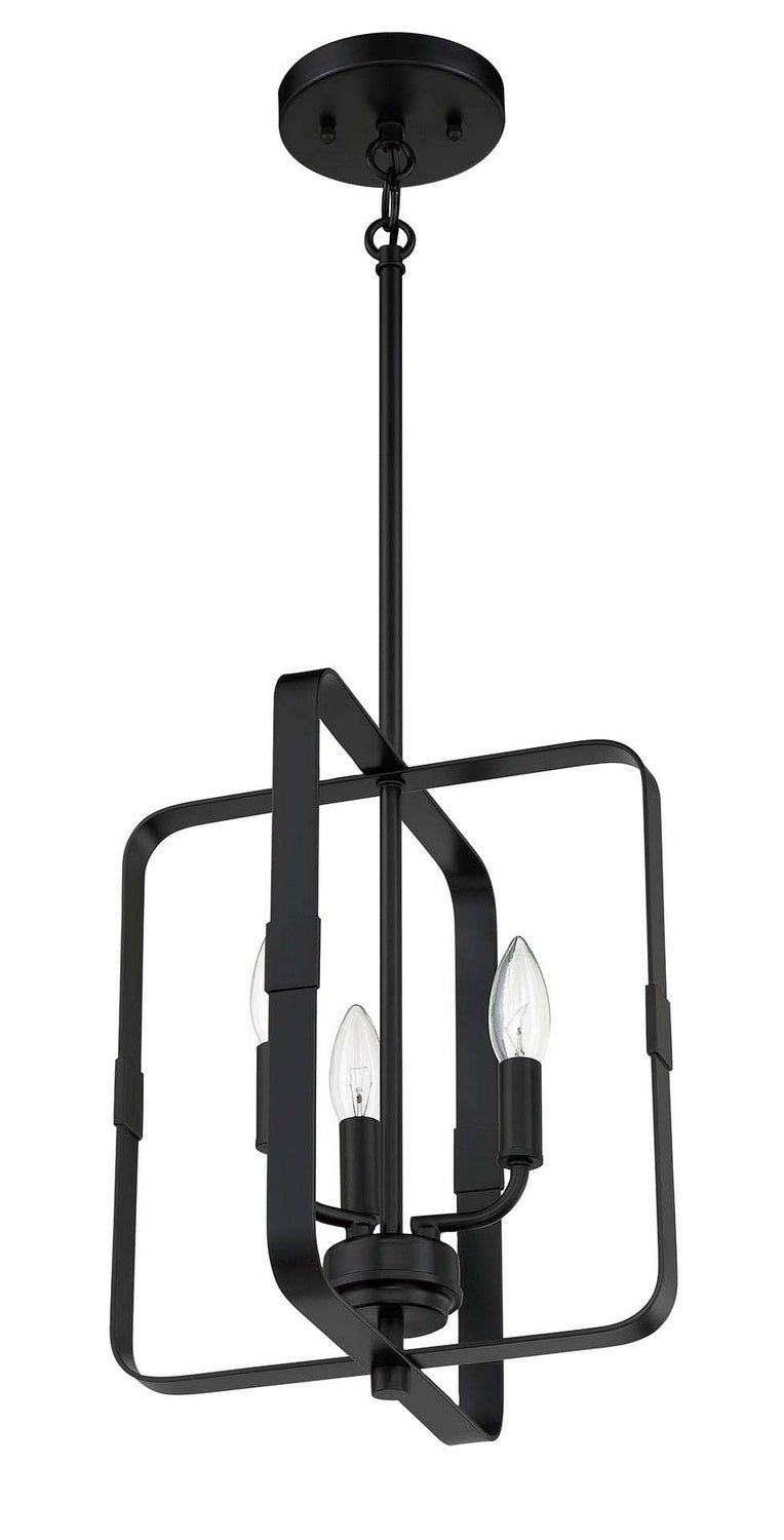 Craftmade - 56033-FB - Three Light Foyer Pendant - Stowe - Flat Black