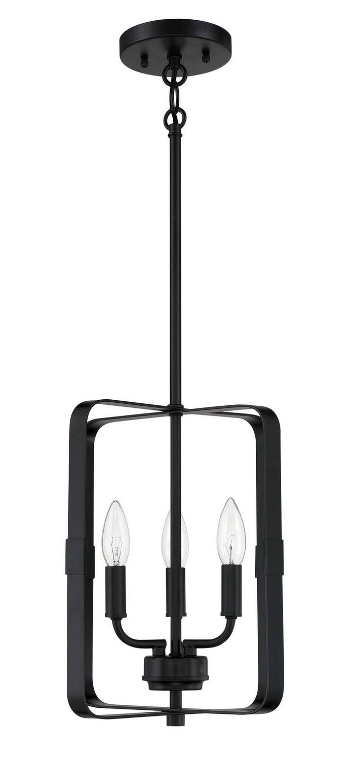 Craftmade - 56033-FB - Three Light Foyer Pendant - Stowe - Flat Black