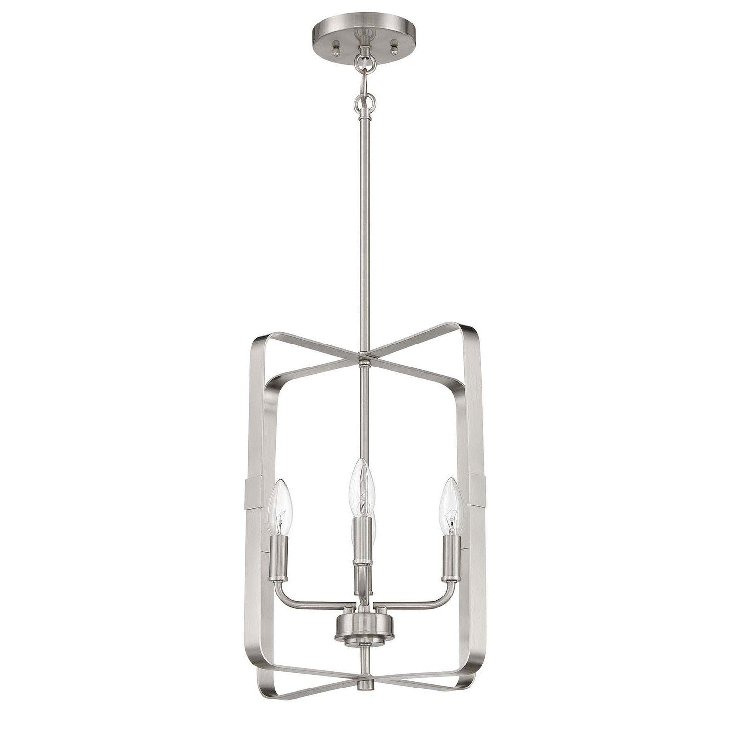 Craftmade - 56034-BNK - Four Light Foyer Pendant - Stowe - Brushed Polished Nickel