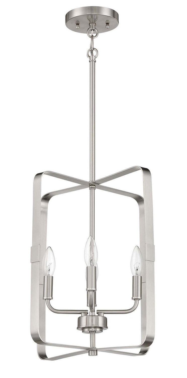 Craftmade - 56034-BNK - Four Light Foyer Pendant - Stowe - Brushed Polished Nickel