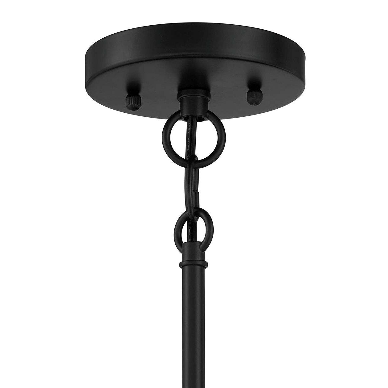 Craftmade - 56034-FB - Four Light Foyer Pendant - Stowe - Flat Black