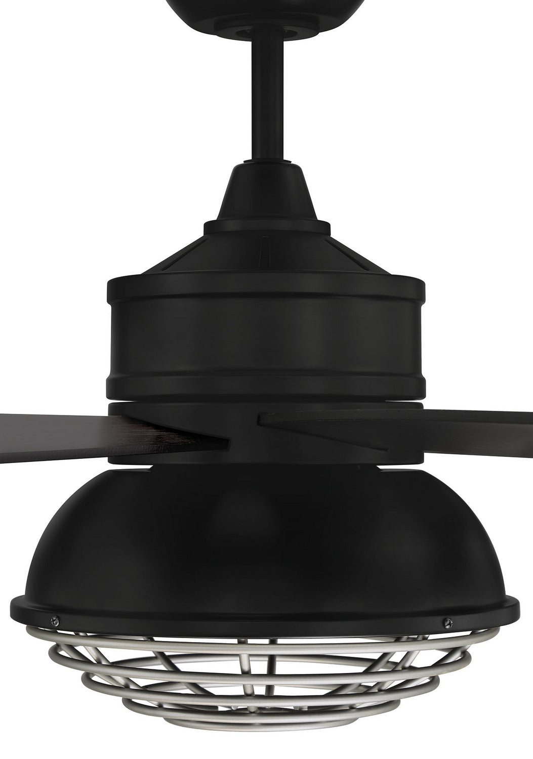 Craftmade - RGD52FBPN6 - 52"Ceiling Fan - Rugged - Flat Black / Painted Nickel