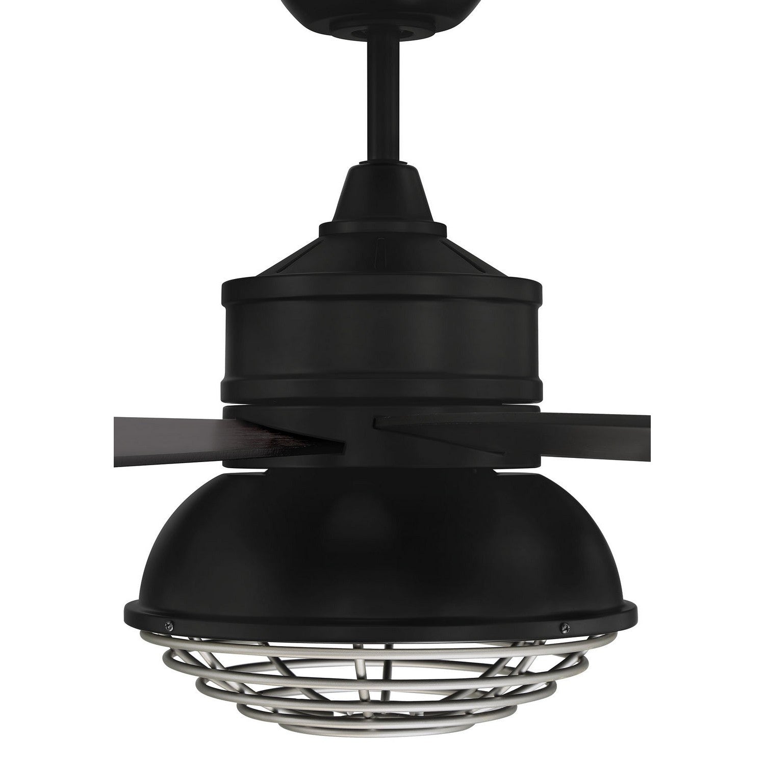 Craftmade - RGD52FBPN6 - 52"Ceiling Fan - Rugged - Flat Black / Painted Nickel