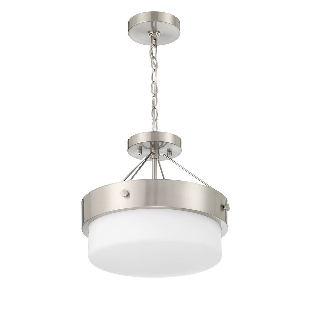 Craftmade - XS3213-BNK - Two Light Flushmount - Oak Street - Brushed Polished Nickel