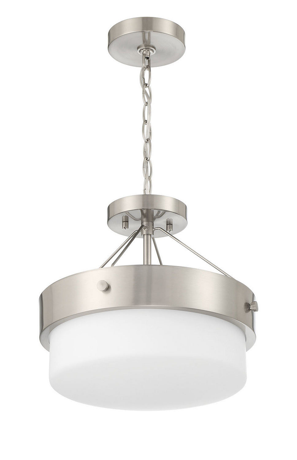 Craftmade - XS3213-BNK - Two Light Flushmount - Oak Street - Brushed Polished Nickel