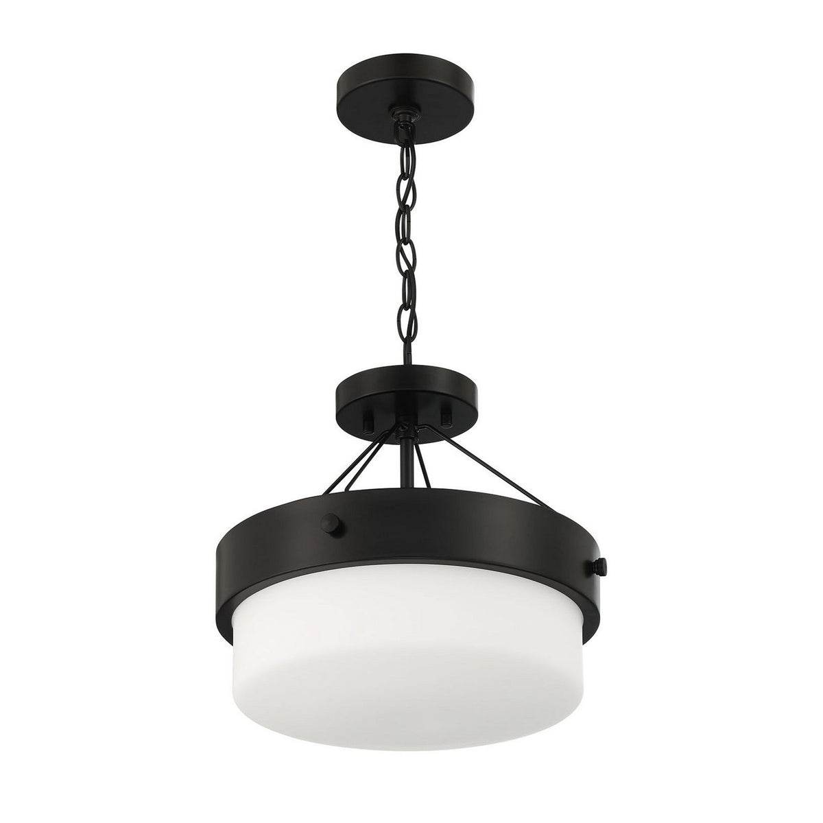 Craftmade - XS3213-FB - Two Light Flushmount - Oak Street - Flat Black