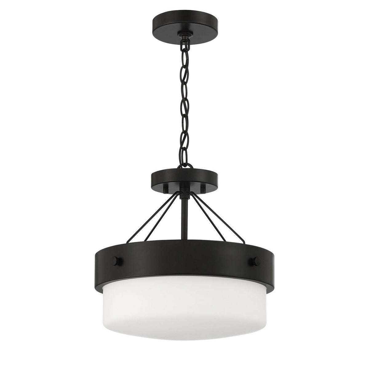 Craftmade - XS3213-FB - Two Light Flushmount - Oak Street - Flat Black