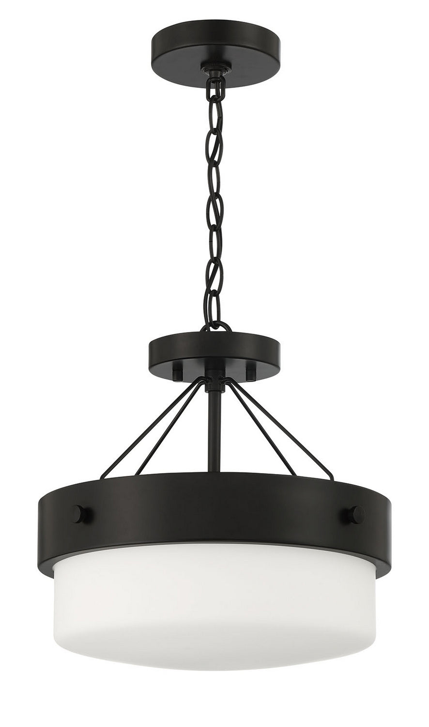 Craftmade - XS3213-FB - Two Light Flushmount - Oak Street - Flat Black
