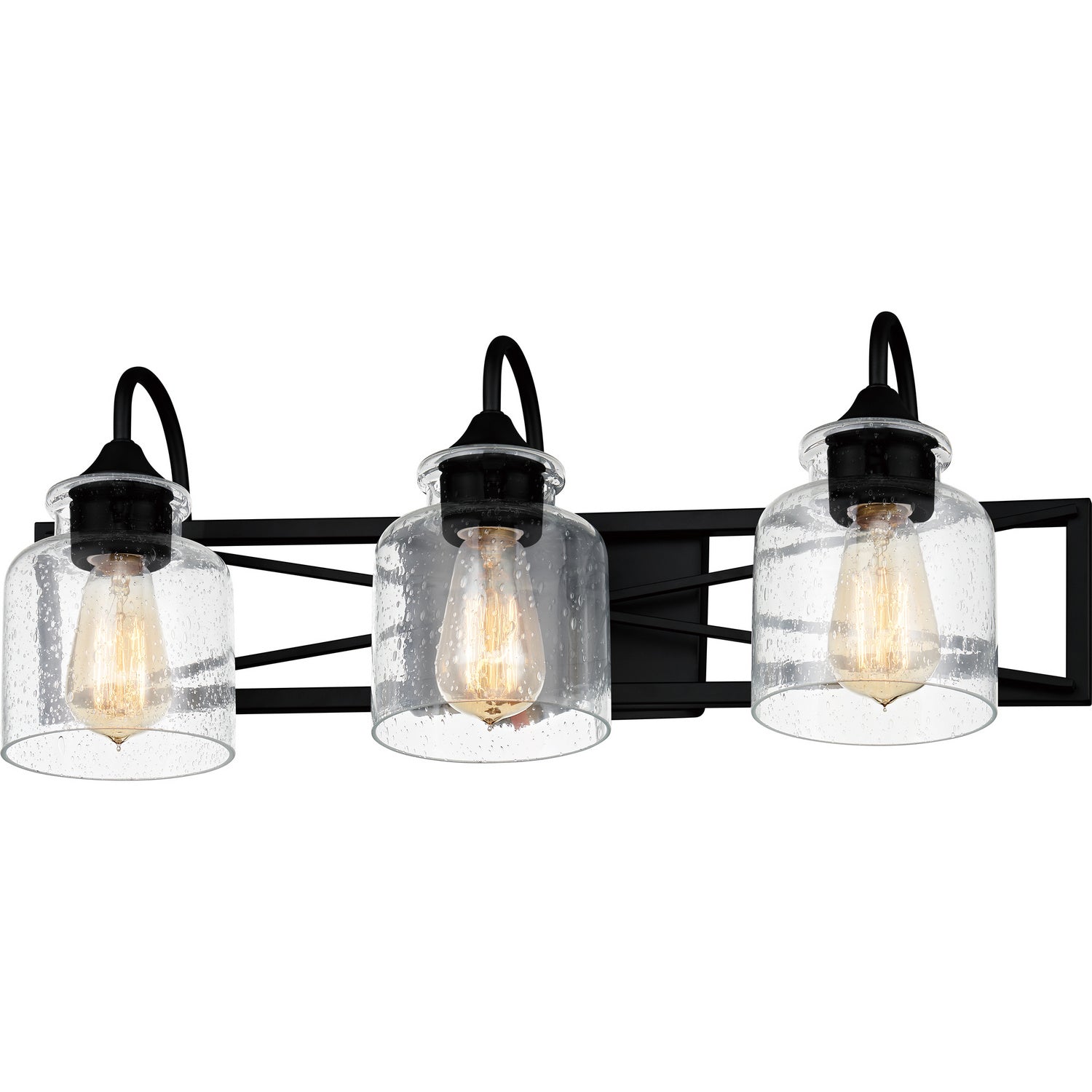 Quoizel - BART8624MBK - Three Light Bath - Bartley - Matte Black