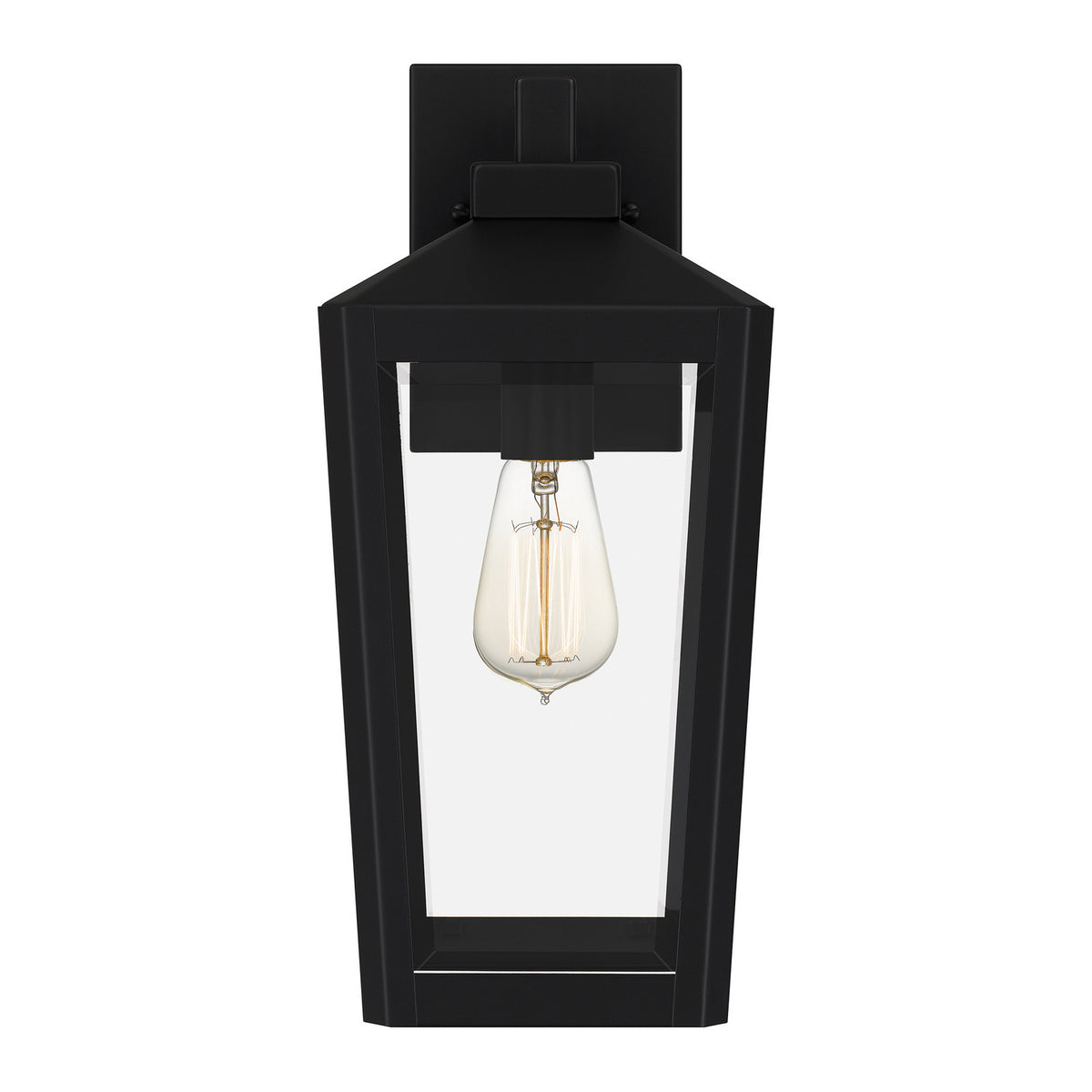 Quoizel - BLOM8407MBK - One Light Outdoor Wall Mount - Blomfield - Matte Black