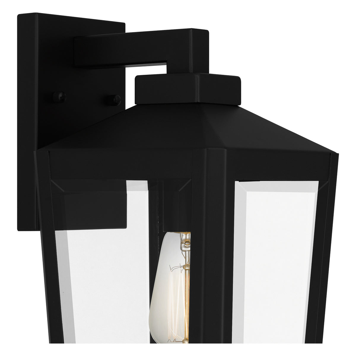 Quoizel - BLOM8407MBK - One Light Outdoor Wall Mount - Blomfield - Matte Black