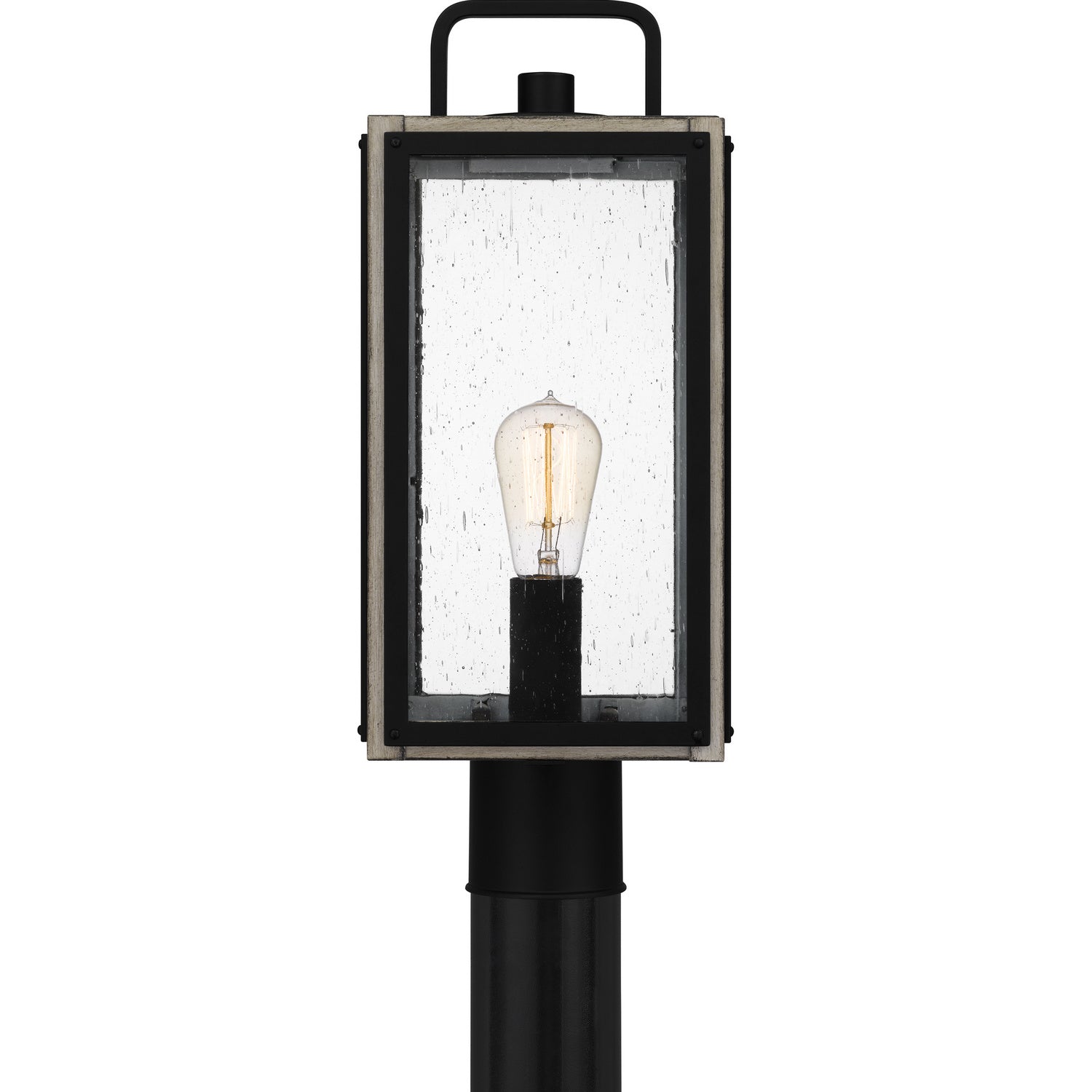 Quoizel - BRAM9007MBK - One Light Outdoor Post Mount - Bramshaw - Matte Black