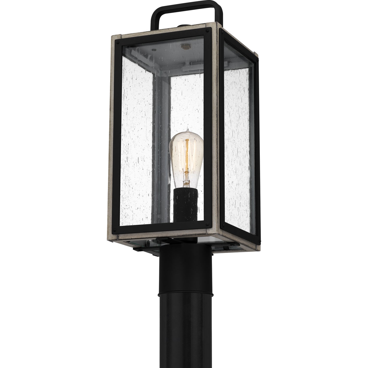 Quoizel - BRAM9007MBK - One Light Outdoor Post Mount - Bramshaw - Matte Black