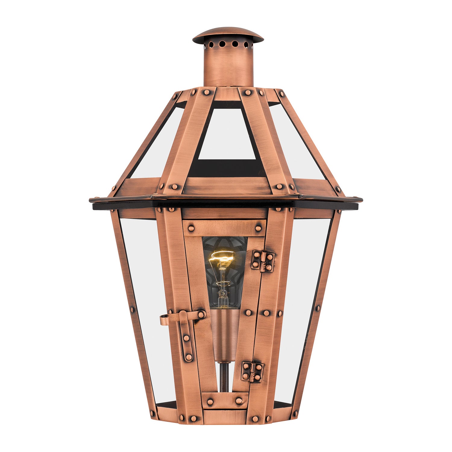Quoizel - BURD8411AC - One Light Outdoor Wall Mount - Burdett - Aged Copper