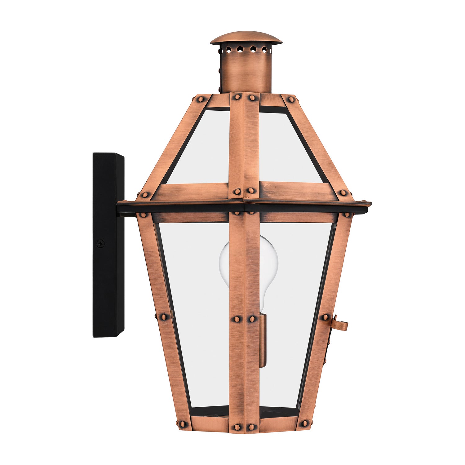 Quoizel - BURD8411AC - One Light Outdoor Wall Mount - Burdett - Aged Copper