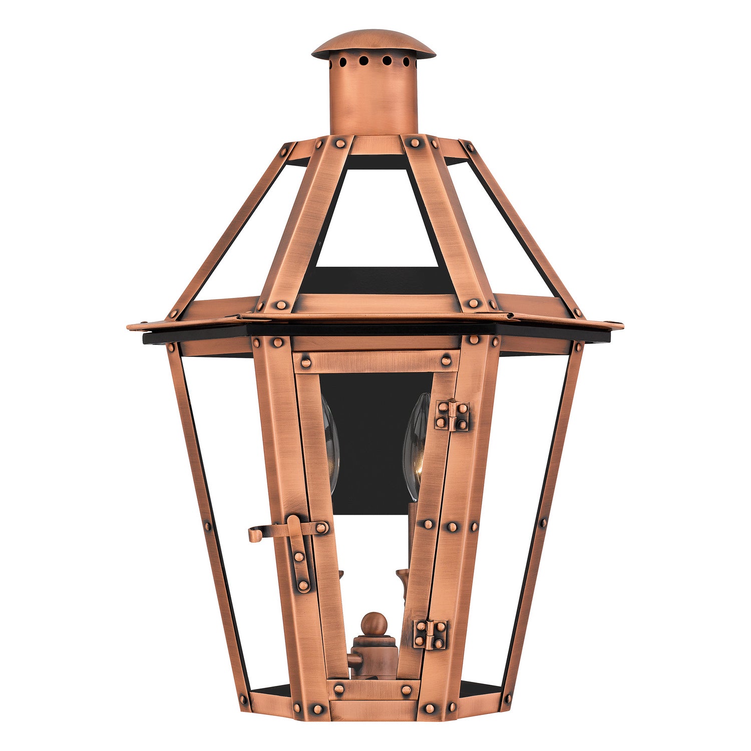 Quoizel - BURD8413AC - Two Light Outdoor Wall Lantern - Burdett - Aged Copper
