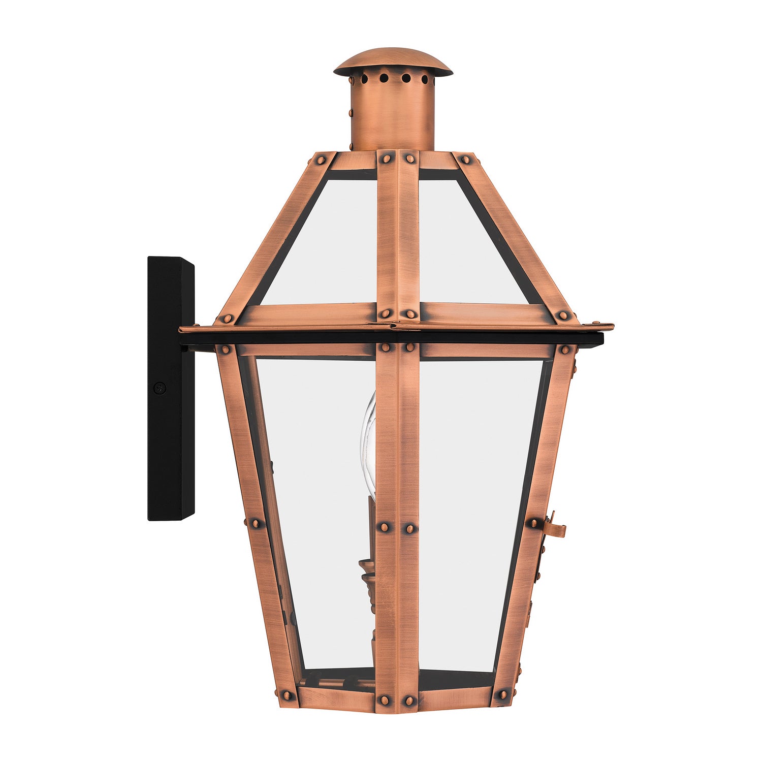 Quoizel - BURD8413AC - Two Light Outdoor Wall Lantern - Burdett - Aged Copper