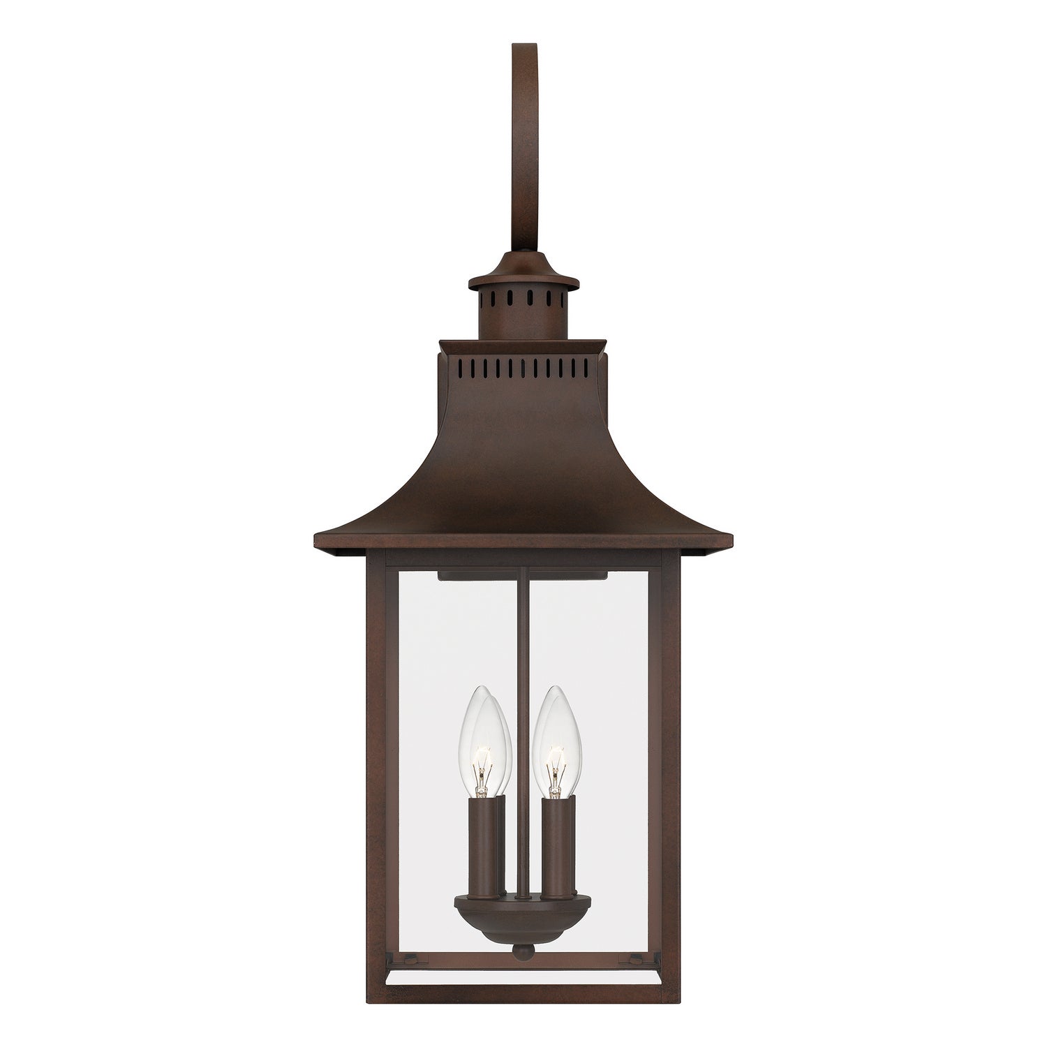 Quoizel - CCR8412CU - Four Light Outdoor Wall Lantern - Chancellor - Copper Bronze