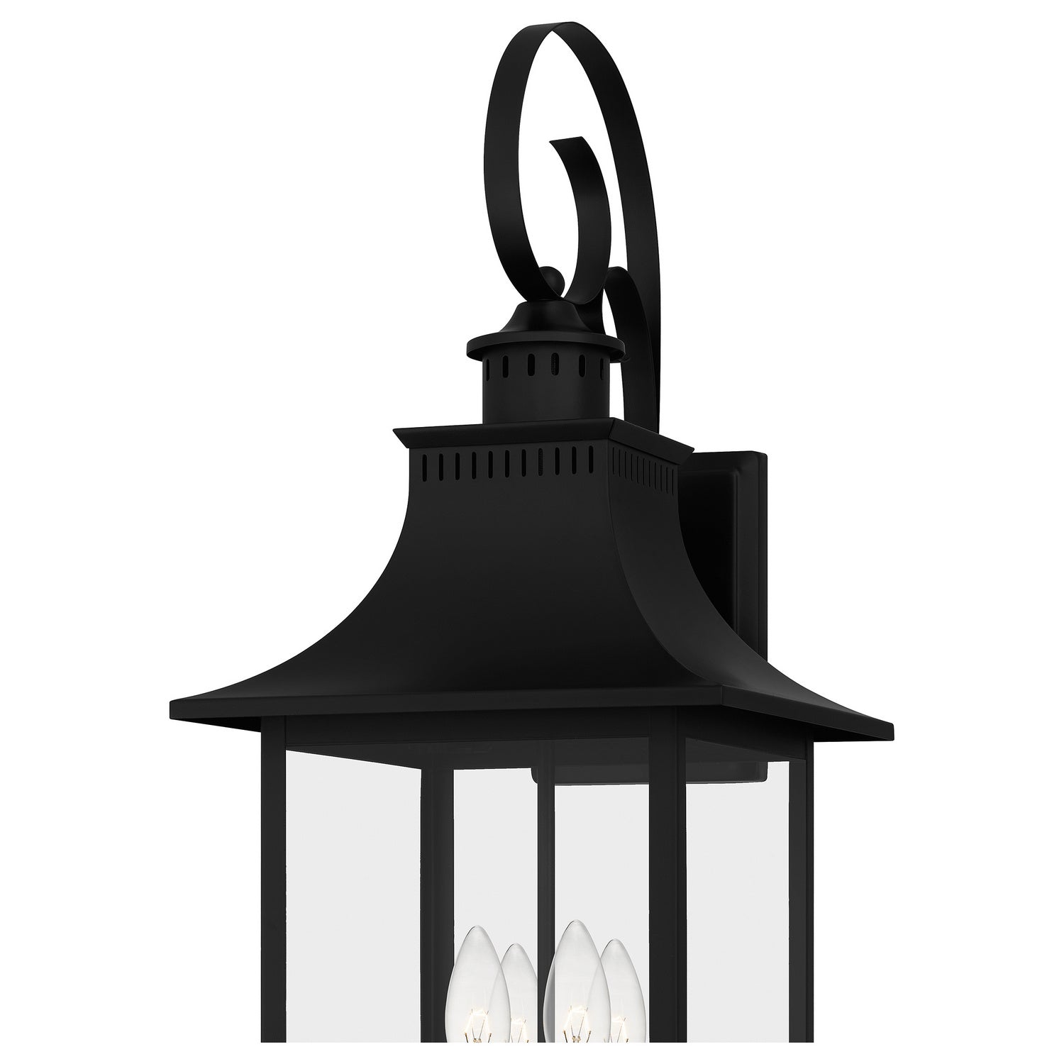 Quoizel - CCR8412K - Four Light Outdoor Wall Lantern - Chancellor - Mystic Black