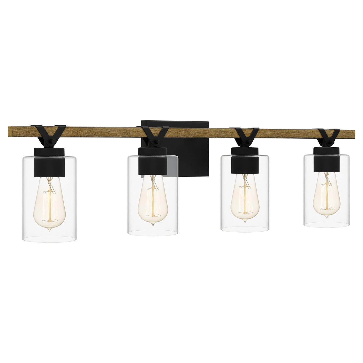 Quoizel - DEVN8632MBK - Four Light Bath - Devon Court - Matte Black