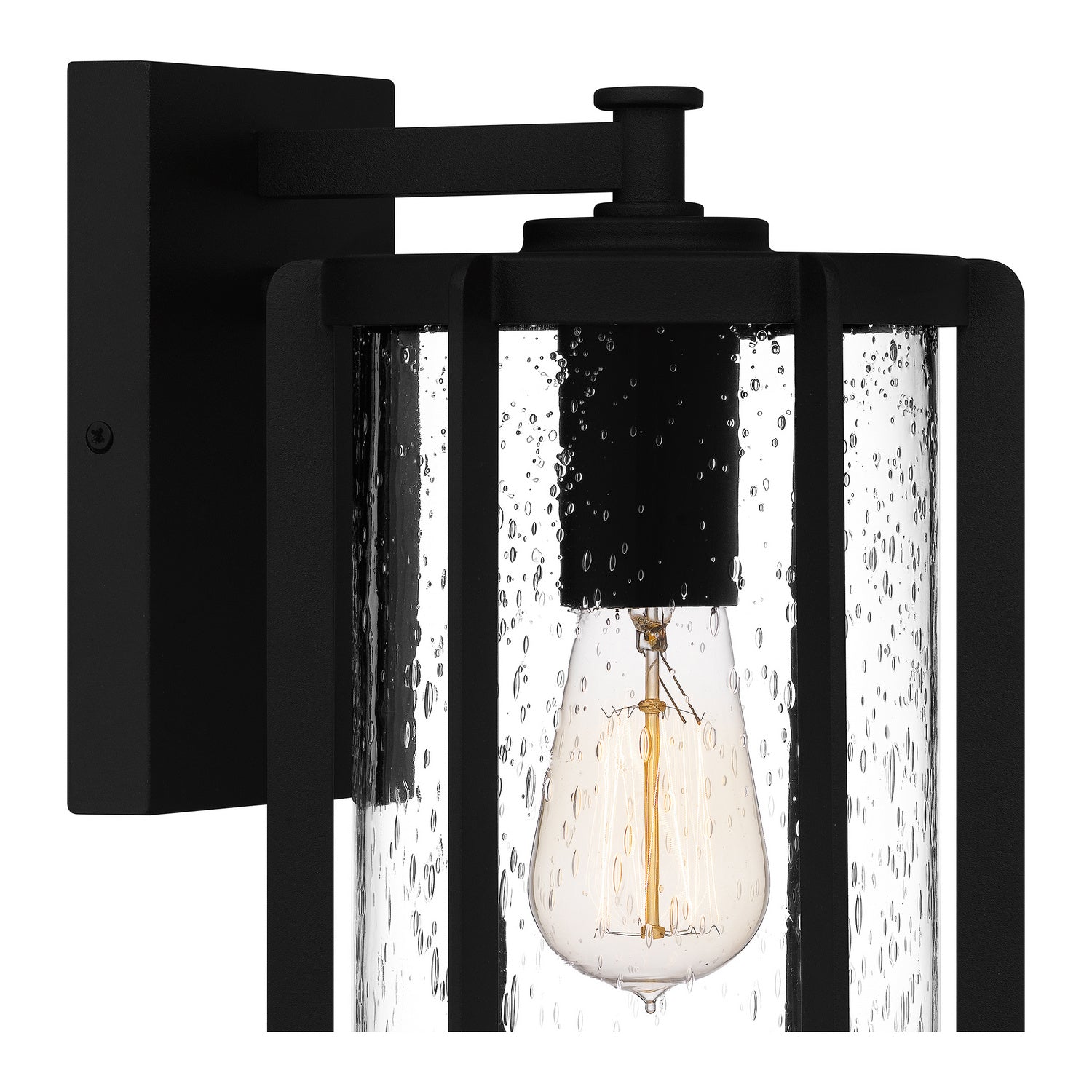 Quoizel - HAZ8407EK - One Light Outdoor Wall Mount - Hazel - Earth Black