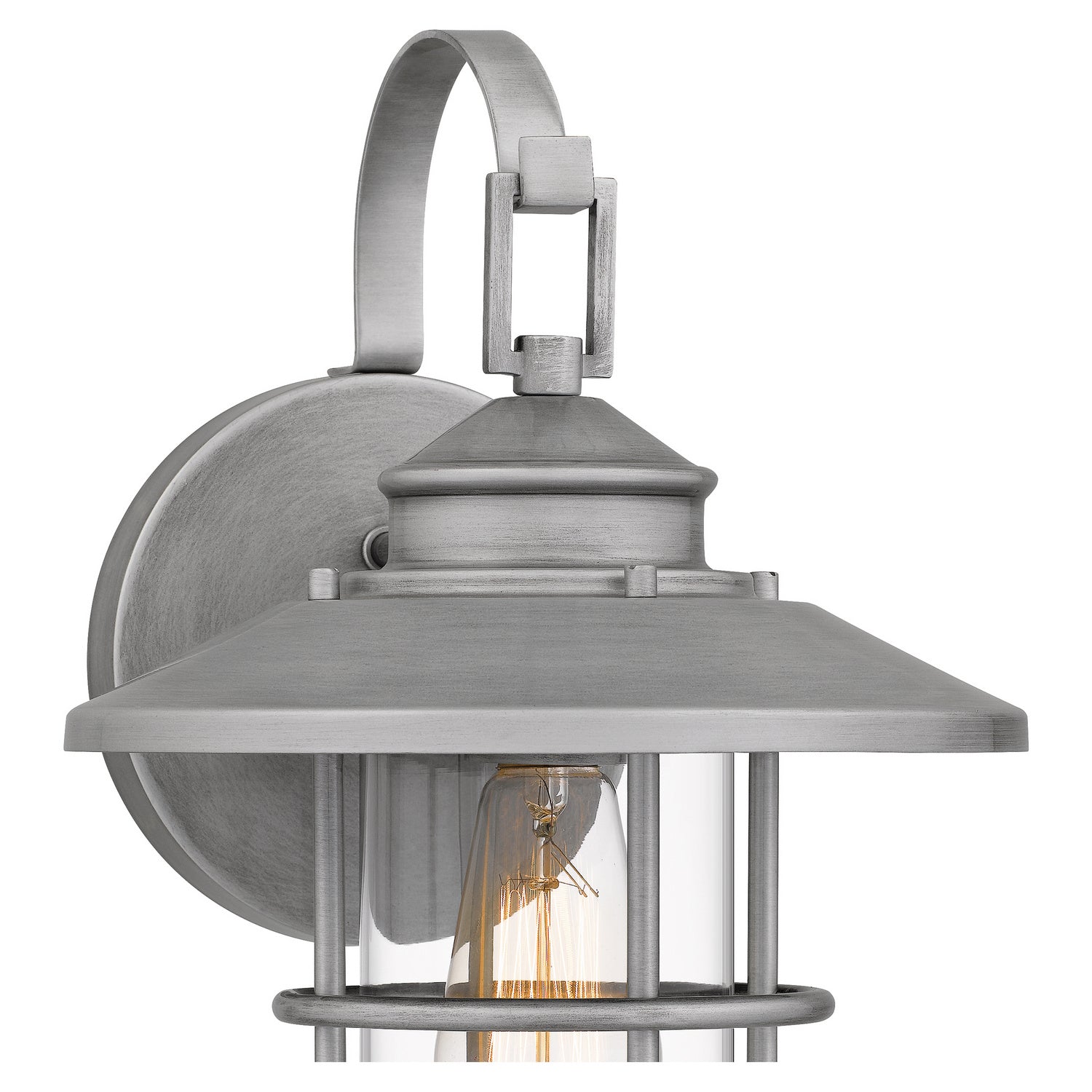 Quoizel - LOM8409ABA - One Light Outdoor Wall Mount - Lombard - Antique Brushed Aluminum